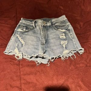 Blue Jean shorts, medium